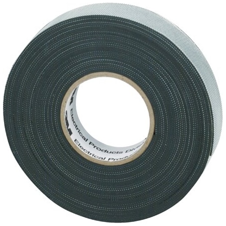 3M 1-1/2'' x 22' Black 5 Pack 3M 2155 Rubber Splicing Electrical Tape, 5PK T96621555PK